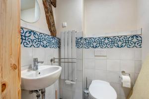 Koupelna v ubytování Katen am Schwanenteich - Graue Kate