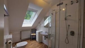 Koupelna v ubytování Gästehaus Gerhardt