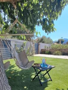 Vonkajšia záhrada v ubytovaní Belle villa avec piscine vue montagne à 10 mn de la mer à Argeles