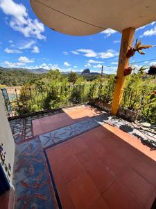 Balcone o terrazza di Casa Encuentro Ecolodge, Outdoor Gym and Yoga