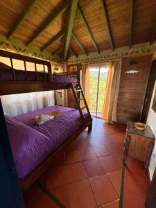 Letto o letti in una camera di Casa Encuentro Ecolodge, Outdoor Gym and Yoga