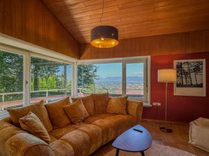 Posezení v ubytování Ferienhaus mit Aussicht
