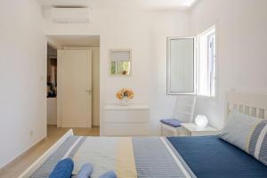 Ένα ή περισσότερα κρεβάτια σε δωμάτιο στο Großes Apartment in idyllischer Anlage, strandnah in Mandria, Paphos +26 φωτογραφίες