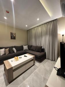 Χώρος καθιστικού στο Chic Apartments For Rent ave2-7