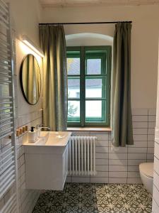 Baðherbergi á Apartmány Hodňov 17