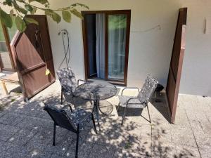 Patio nebo venkovní prostory v ubytování Wohnung Mitterdorf