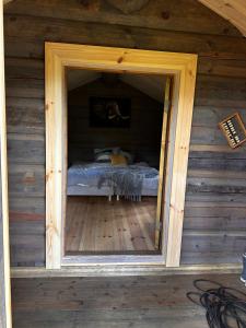 Giường trong phòng chung tại Hytta på Øyfjell +82 ảnh