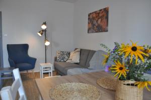 Posezení v ubytování Pohoda apartmán Třeboň