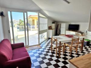 Kuchyňa alebo kuchynka v ubytovaní terrazza sul porto