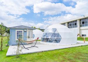 Zahrada ubytování Takatakiko Glamping Resort
