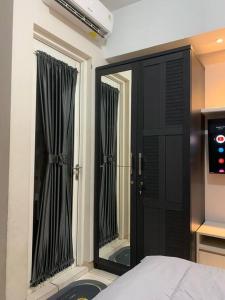 Katil atau katil-katil dalam bilik di Studio with pool & next to mall