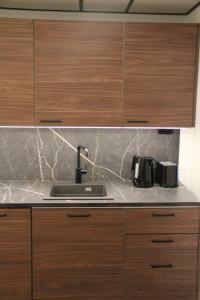 Dapur atau dapur kecil di Forenom Boutique Hostel Vaasa