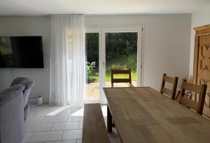 Posezení v ubytování Wohnung am Heimberg