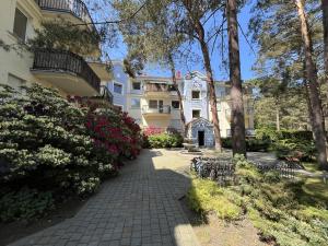Κήπος έξω από το Apartament Malwa Jurata