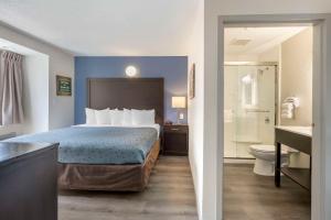 Koupelna v ubytování Econo Lodge Inn & Suites