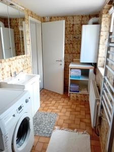 Kuchyň nebo kuchyňský kout v ubytování Ferienhaus im Waldviertel