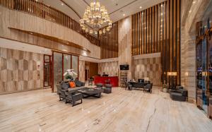 Posezení v ubytování Sherwood Suites