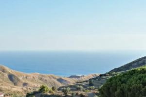 a view of a valley in the mountains at Casa Panorama in Motta San Giovanni