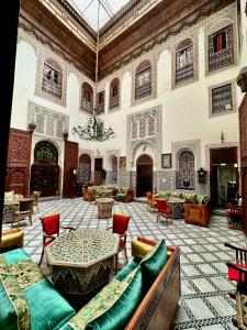 Posezení v ubytování Riad Damia Suite &Spa