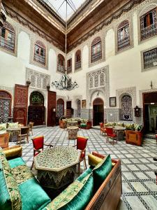 Posezení v ubytování Riad Damia Suite &Spa