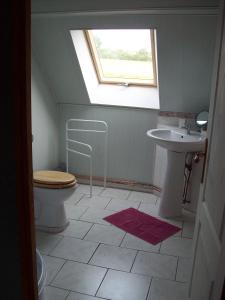 Koupelna v ubytování chambre d hotes les jonquilles