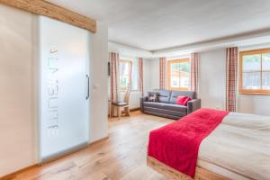 Posezení v ubytování Michelerhof - kinderfreie Unterkunft