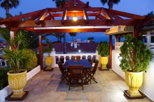A patio or other outdoor area at Villa Allegra