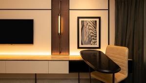 Uma área de estar em InterContinental Wellington by IHG