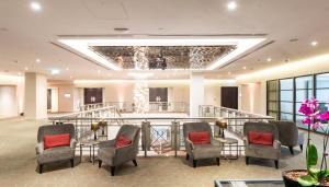Uma TV ou centro de entretenimento em InterContinental Wellington by IHG