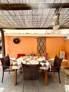 Posezení v ubytování Traditional Corfiot House