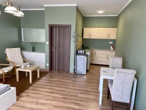 Χώρος καθιστικού στο Apartmány Lavender 2