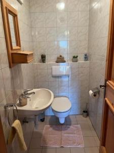 A bathroom at Stegerbauer