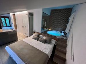 Postel nebo postele na pokoji v ubytování Apartaments Turistics El Buner
