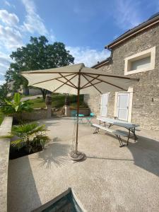 Patio nebo venkovní prostory v ubytování Studio Chez Mongery