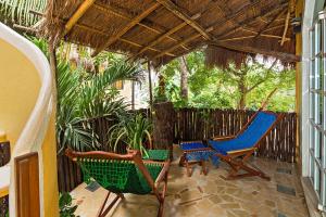 Zahrada ubytování Maison Tulum