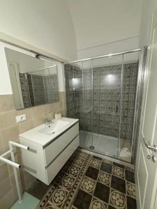 Koupelna v ubytování Immacolata Rooms