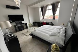Postel nebo postele na pokoji v ubytování Rio-ApartaHotel-Centro + 37 fotografií
