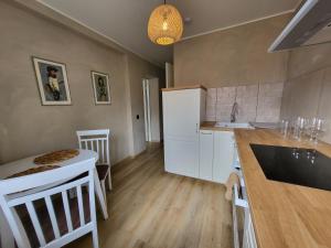 Kuchyň nebo kuchyňský kout v ubytování Nooruse Charm Apartment + 7 fotografií