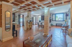 Гостиная зона в Villa con piscina al mare