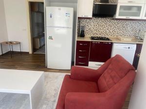 Kuchyň nebo kuchyňský kout v ubytování Konyaaltı tatil evleri & konaklama Türkiye - Antalya