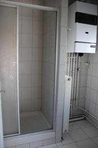 Koupelna v ubytování Gîte Domaine des Iris