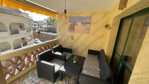 Balkon lub taras w obiekcie Apartamento Golf Beach
