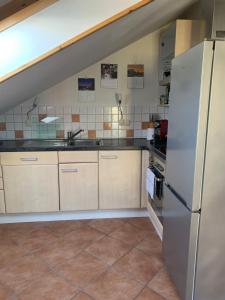 Kuchyň nebo kuchyňský kout v ubytování Appartement Kammblick