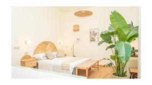 Postel nebo postele na pokoji v ubytování Green Guest House Alghero
