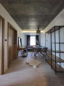 Posezení v ubytování USTROŃ RESIDENCE by VillaOlimpijska2