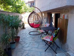 Patio nebo venkovní prostory v ubytování Studio whith kitchen