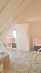 Postel nebo postele na pokoji v ubytování Chez Valé