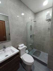 Koupelna v ubytování Hotel Puerto Limón CR