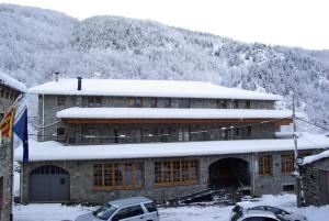 Hostal La Cabanya v zimě