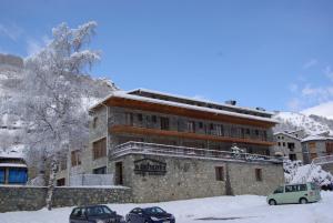 Hostal La Cabanya v zimě